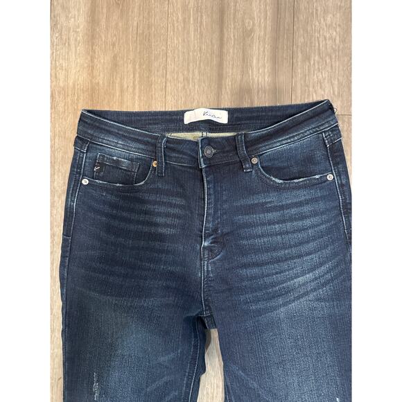 Kancan Mid Rise Flare Stretch Women's 7/27 Jeans - Picture 3 of 10